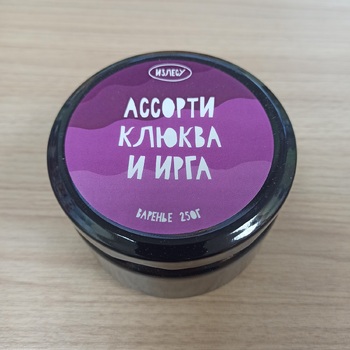Варенье клюква и ирга, 250 г
