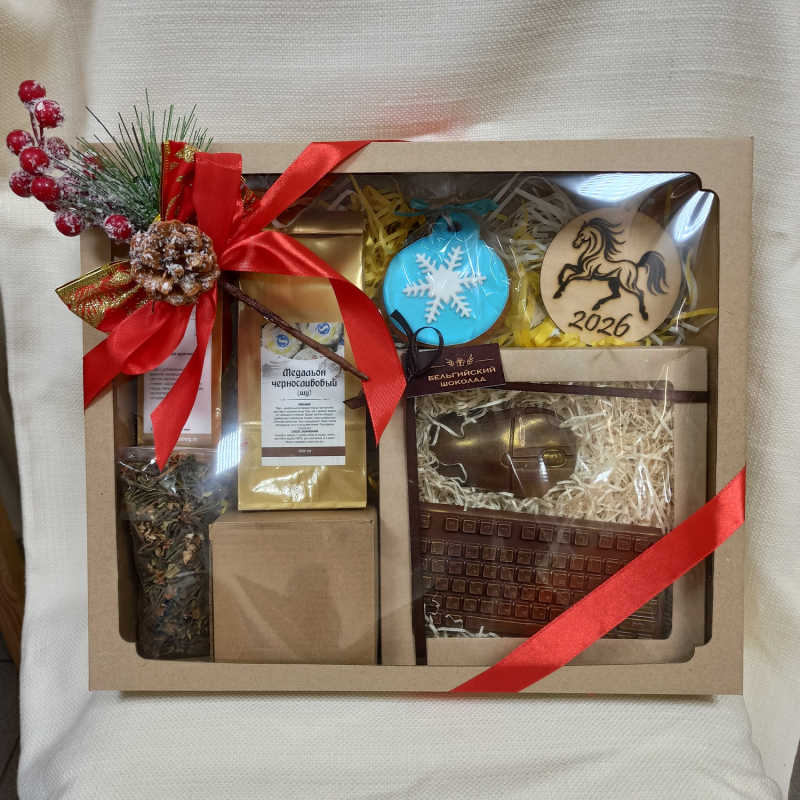 Набор новогодний с пу эром