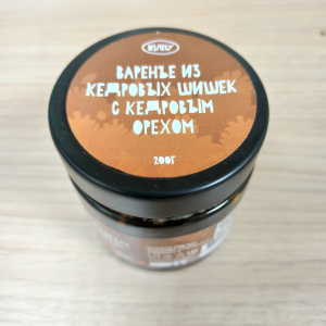 Варенье из кедровой шишки с кедровым орехом, 200 г
