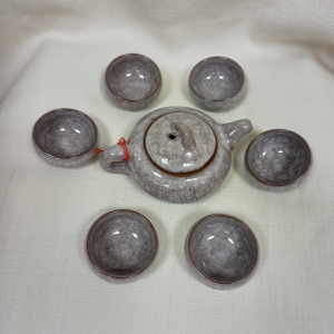 Набор Колотый лёд - чайник и 6 пиал