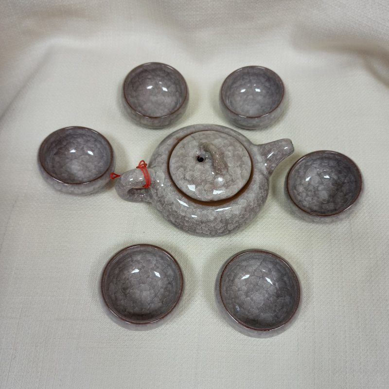 Набор Колотый лёд - чайник и 6 пиал