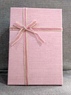 Коробка розово-сиреневая с бантом большая