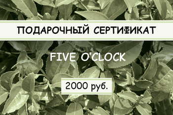 Подарочный сертификат на сумму 2000 рублей