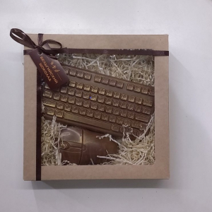 Фигурки из бельгийского шоколада "Набор программиста"